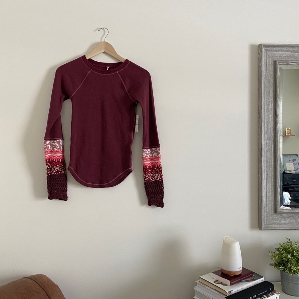 💫Free People | The Mix Cuff Thermal Top - Picture 2 of 9